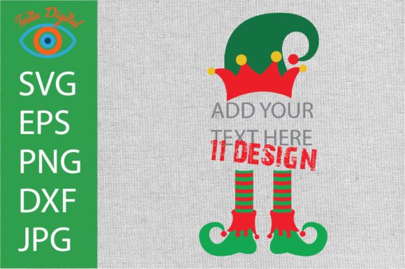11 Christmas Elf SVG Bundle: Perfect for Festive Graphics and Illustrations