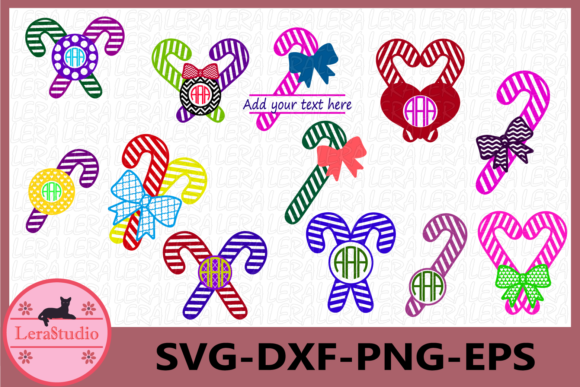 Christmas Candy Canes: A Versatile Graphics and Illustrations Set