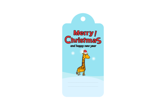 Christmas Labels Animal Giraffe Svg: A Versatile Graphics Asset