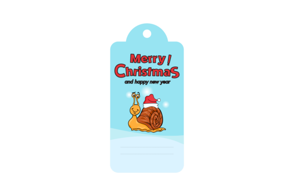 Christmas Labels Animal Snails Svg: A Charming Graphics Asset