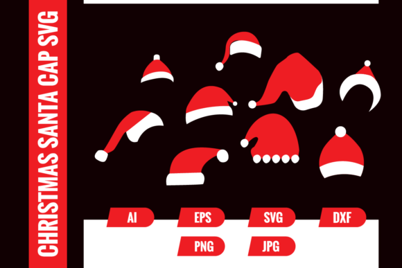 Christmas Santa Cap: A Festive Addition to Your Graphics and Illustrations