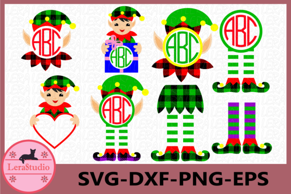 Elf Buffalo Plaid Christmas: A Versatile Graphics and Illustrations Set