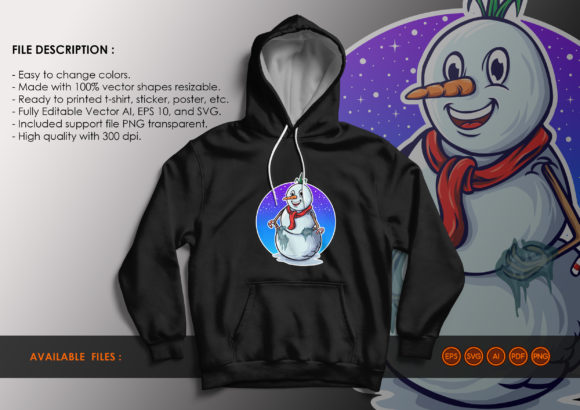 Happy Christmas Snowman SVG: A Festive Graphics Gem