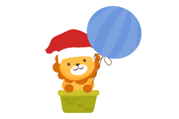Lion Animal Christmas Party Svg: A Festive Graphics Gem