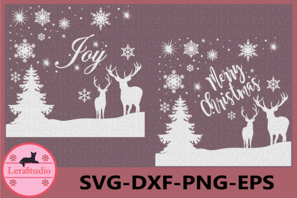 Merry Christmas Deer JOY: A Festive Graphics Treasure
