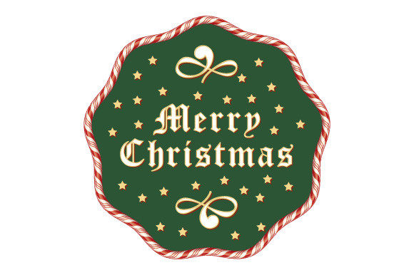Merry Christmas EPS SVG PNG Retro Frame: A Versatile Graphics Asset