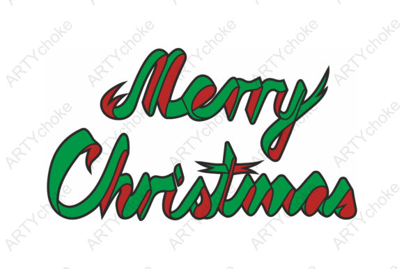Merry Christmas Ribbon. SVG File: A Festive Graphics Gem