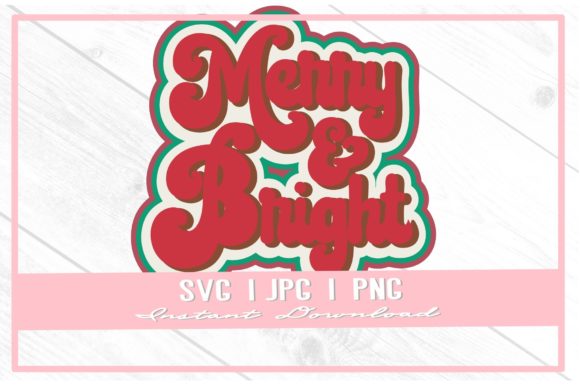 Retro Christmas SVG: A Festive and Bright Design